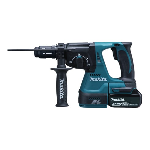 Akku-Kombihammer DHR243RTJ mit SDS-PLUS, 18 V / 5,0 Ah