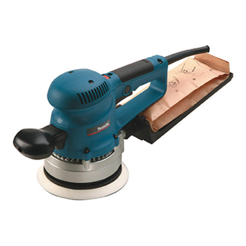 Exzenterschleifer 150 mm in Klett Schleifpapier-Set BO6030JX